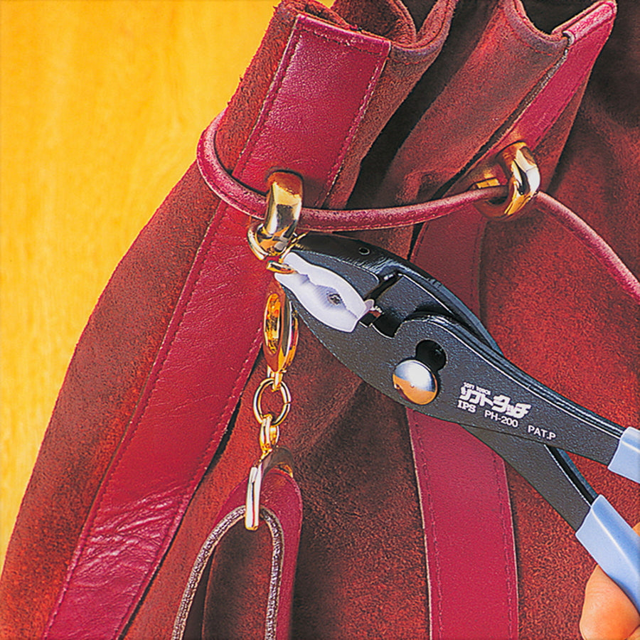 IPS PLIERS ソフトタッチコンビ 200mm PH-200 キズ防止樹脂付きコンビネーションプライヤ ワイヤーカッター付き