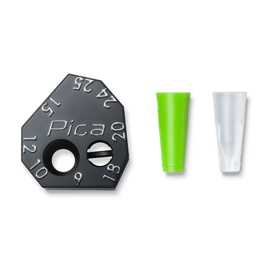 【予約商品：入荷次第発送】 Pica Marker ピカマーカー スクライバーブロック Pica Dry Pica Fine Dry用 55805 30801 9-25mm 平行線 ケガキ 床張り 石膏ボード 木工 スクリバー