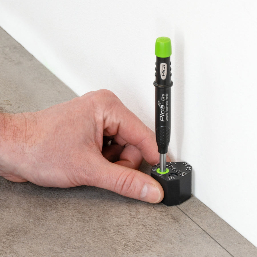 【予約商品：入荷次第発送】 Pica Marker ピカマーカー スクライバーブロック Pica Dry Pica Fine Dry用 55805 30801 9-25mm 平行線 ケガキ 床張り 石膏ボード 木工 スクリバー