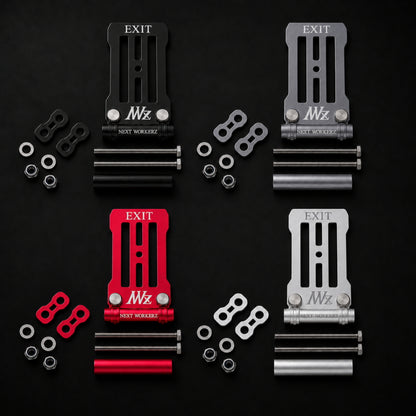 【7月中旬以降発売予約品】 WORKERZ EXIT プレートチェーンSET EXT-PLC アルミ製 4色 NEXT WORKERZ