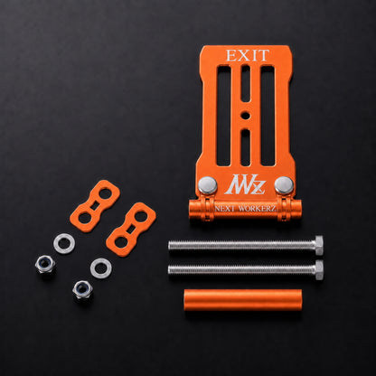 【数量限定・7月中旬以降発売予約品】 WORKERZ EXIT プレートチェーンSET 限定色 EXT-PLC 高儀160周年記念 アルミ製 プレート チェーン 連結 パープル オレンジ ブルー NEXT WORKERZ