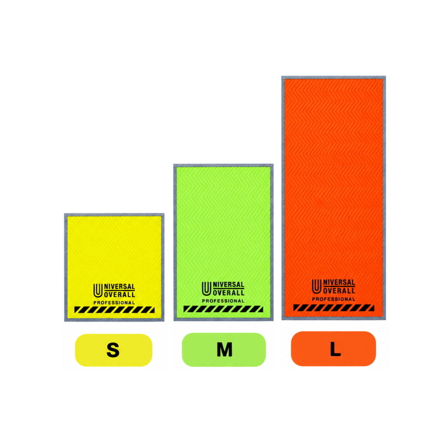 UNIVERSAL OVERALL ユニバーサルオーバーオール Hi-Viz プロテクションマット 養生マット S M ML L イエロー ライム ピンク オレンジ 単品 2枚 3枚 4枚セット 床 壁 建材 保護