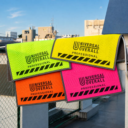 UNIVERSAL OVERALL ユニバーサルオーバーオール Hi-Viz プロテクションマット 養生マット S M ML L イエロー ライム ピンク オレンジ 単品 2枚 3枚 4枚セット 床 壁 建材 保護
