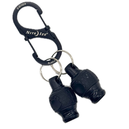 ベッセル QB-22K2BK マルハンズオリジナル ブラックカラー ボールクイックキャッチャー2個組 ダブルゲート式カラビナ採用