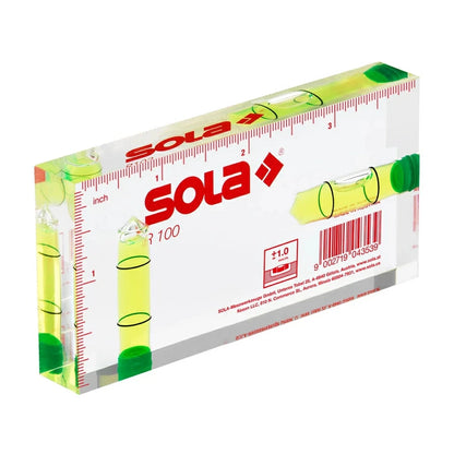 SOLA コンパクトアクリル水平器 R100