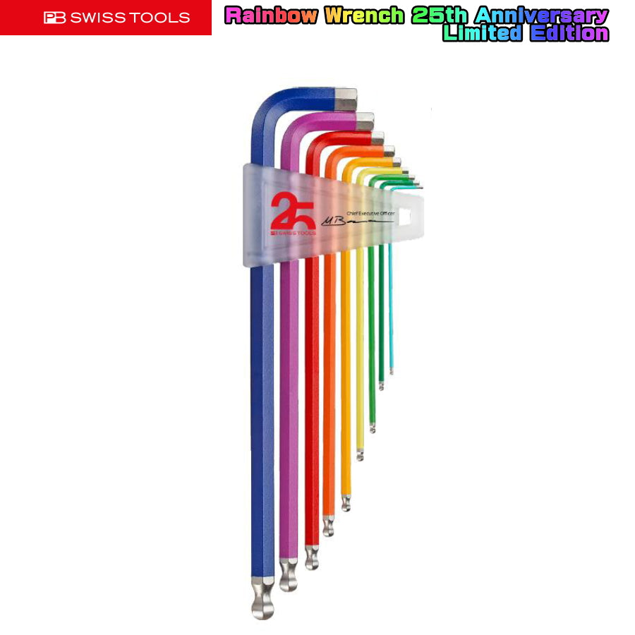 PB Swiss Tools 212.LH-10RB25YCN レインボーレンチ発売25周年記念限定モデル