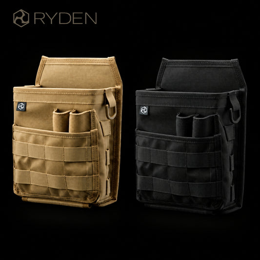 RYDEN（ライデン）メインツールポーチ RD-02-001 2段腰袋 MOLLE対応 EDSテープ 工具収納 日本製 ライデンポーチ