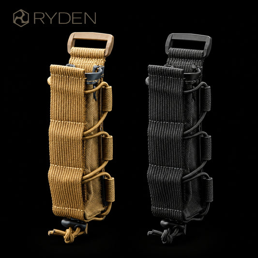 RYDEN（ライデン）ユーティリティポーチ スモールロング RD-02-010 細長い工具収納 MOLLE対応 EDSテープ 日本製 ライデンポーチ