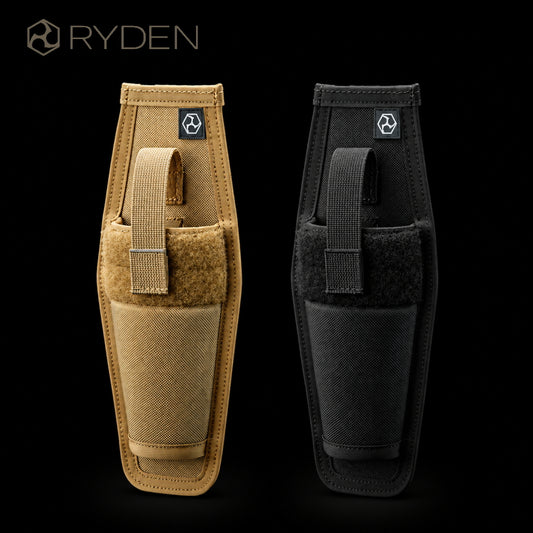 RYDEN（ライデン）ツールホルダーラージ RD-03-005 圧着工具差し ベルクロフラップ付き 鎧布 MOLLE対応 日本製 ライデンホルダー