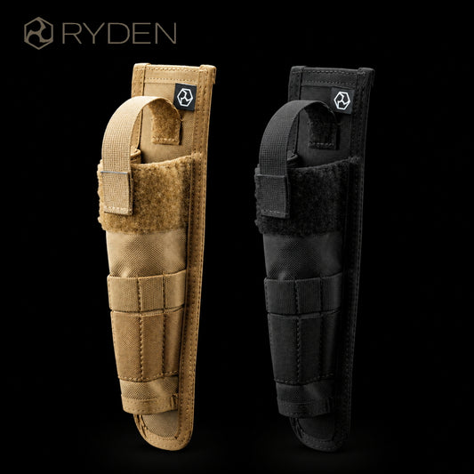 RYDEN（ライデン）ペン型電動ドライバーホルダー RD-03-006 ペンドラ差し ベルクロフラップ付き 鎧布 MOLLE対応 日本製 ライデンホルダー