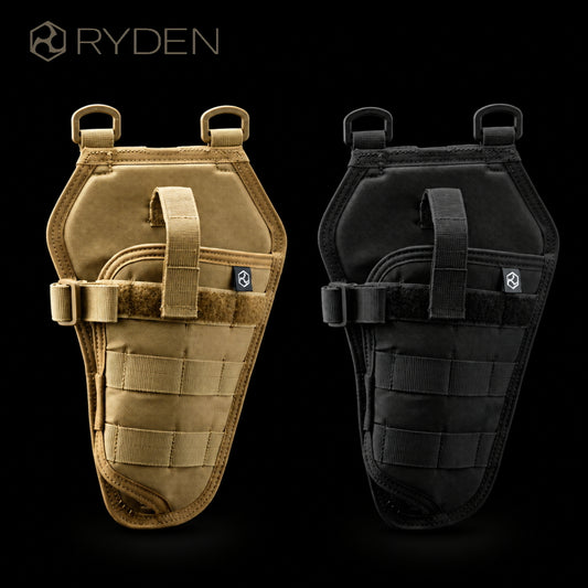 RYDEN（ライデン）チャージングドライバーホルダー RD-03-007 インパクトドライバー・ドリルドライバー用 調整ベルト フラップ付き 鎧布 MOLLE対応 日本製