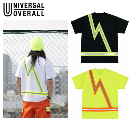 UNIVERSAL OVERALL ユニバーサルオーバーオール Reflector Print S/S Tee UN2511222 リフレクターTシャツ