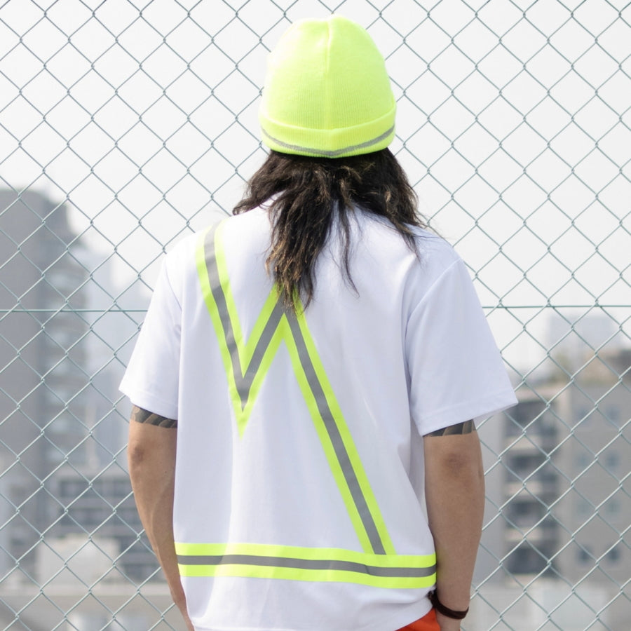 UNIVERSAL OVERALL ユニバーサルオーバーオール Reflector Print S/S Tee UN2511222 リフレクターTシャツ