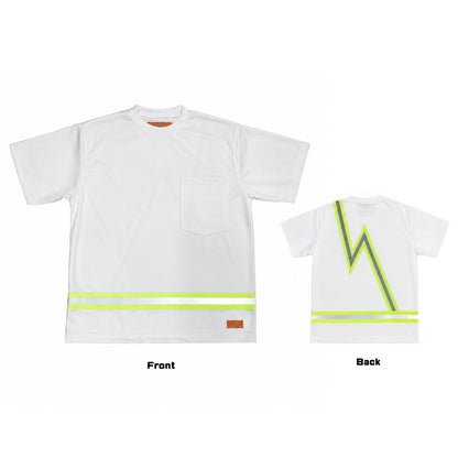UNIVERSAL OVERALL ユニバーサルオーバーオール Reflector Print S/S Tee UN2511222 リフレクターTシャツ