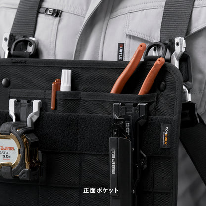 【10月以降発売予約品】 Tajima タジマ セフチェストパネル SFCPBK 胸部収納 セフホルダー付 コーデュラ