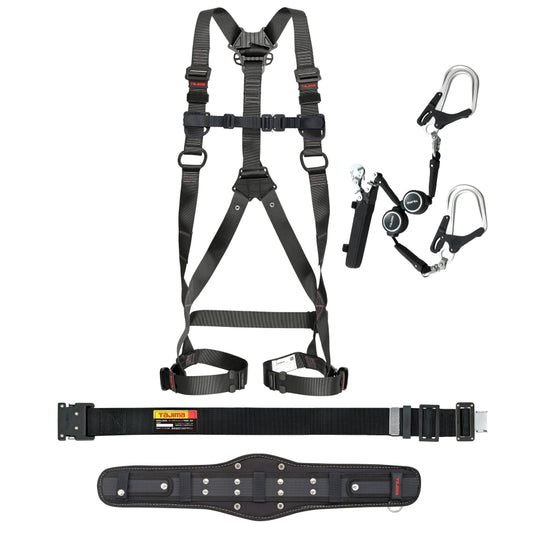 タジマ フルハーネス 4点セット セグネス701 巻取式 ハイスペック仕様