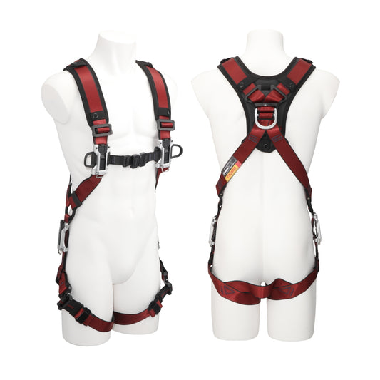 タジマ セフハーネスA フリーサイズ  赤 / 銀 / 黒