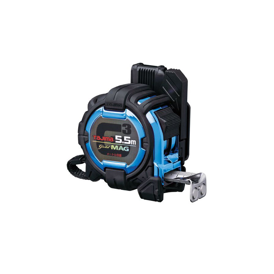 タジマ コンベックス SFG3LM25-55BLCP25  メタリックレッド / メタリックブルー 限定色 G3ゴールド 25mm幅 5.5m