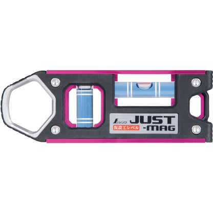 シンワ測定 仮設工レベル JUST-MAG / STRONG-MAG ネオジム磁石 単管用 マグネット レベル 100mm 150mm