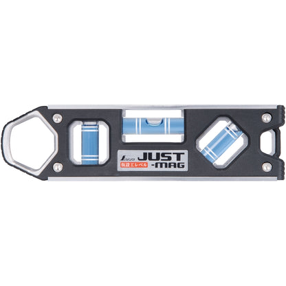 シンワ測定 仮設工レベル JUST-MAG / STRONG-MAG ネオジム磁石 単管用 マグネット レベル 100mm 150mm