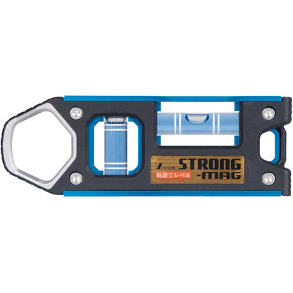 シンワ測定 仮設工レベル JUST-MAG / STRONG-MAG ネオジム磁石 単管用 マグネット レベル 100mm 150mm