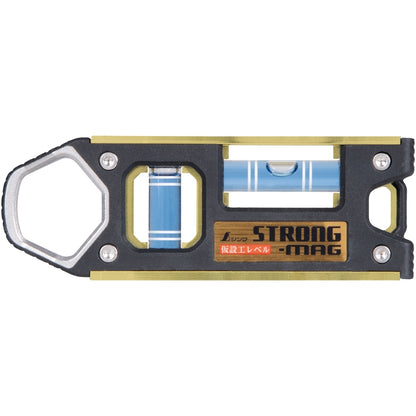 シンワ測定 仮設工レベル JUST-MAG / STRONG-MAG ネオジム磁石 単管用 マグネット レベル 100mm 150mm