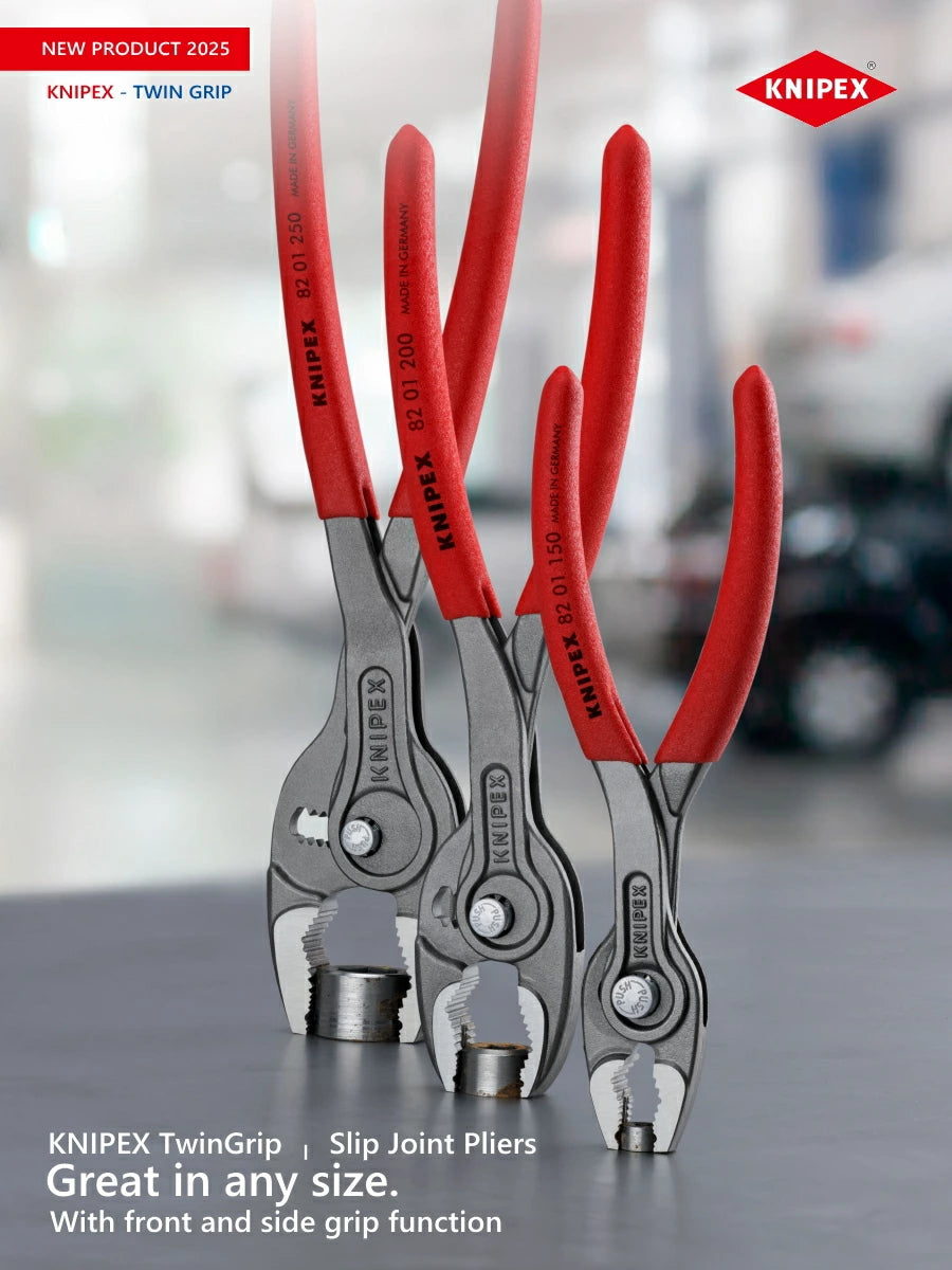 KNIPEX ツイングリップ 8201 8202 スリップジョイントプライヤー 150mm