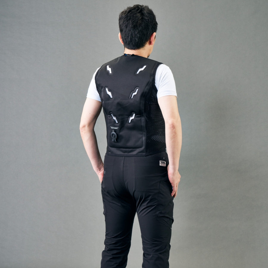 INUTEQ DRY BODYCOOL SMART-X 冷却ベスト TL-WICB-BCS 注水式 水冷ベスト 最大72時間 バッテリー不要 気化冷却 暑さ対策 作業用 軽量 約270g