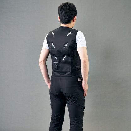 INUTEQ DRY BODYCOOL SMART-X 冷却ベスト TL-WICB-BCS 注水式 水冷ベスト 最大72時間 バッテリー不要 気化冷却 暑さ対策 作業用 軽量 約270g