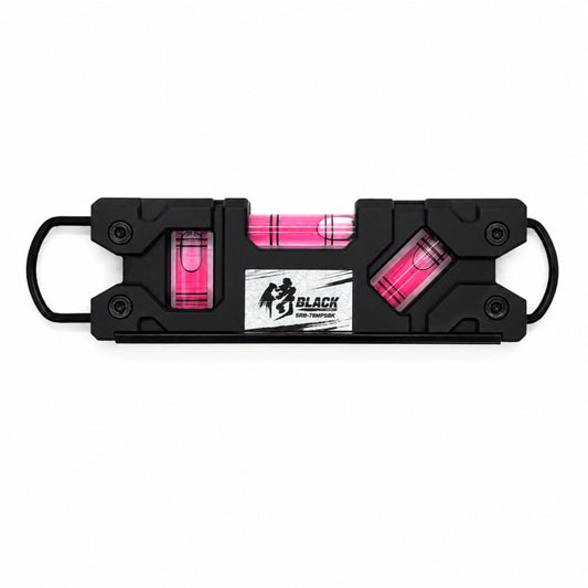 侍ブラック×エビス トビレベル・プロS SRB-TBMPSBK マットブラック 水平器 160mm