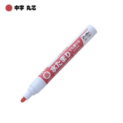 タジマ すみつけマーカー 全天候型 太字角芯 8mm×4mm 中字丸芯 2mm 全6色 ZENM 濡れた面 雨天対応 コンクリート コンパネ 墨付け 建築 電気 配管
