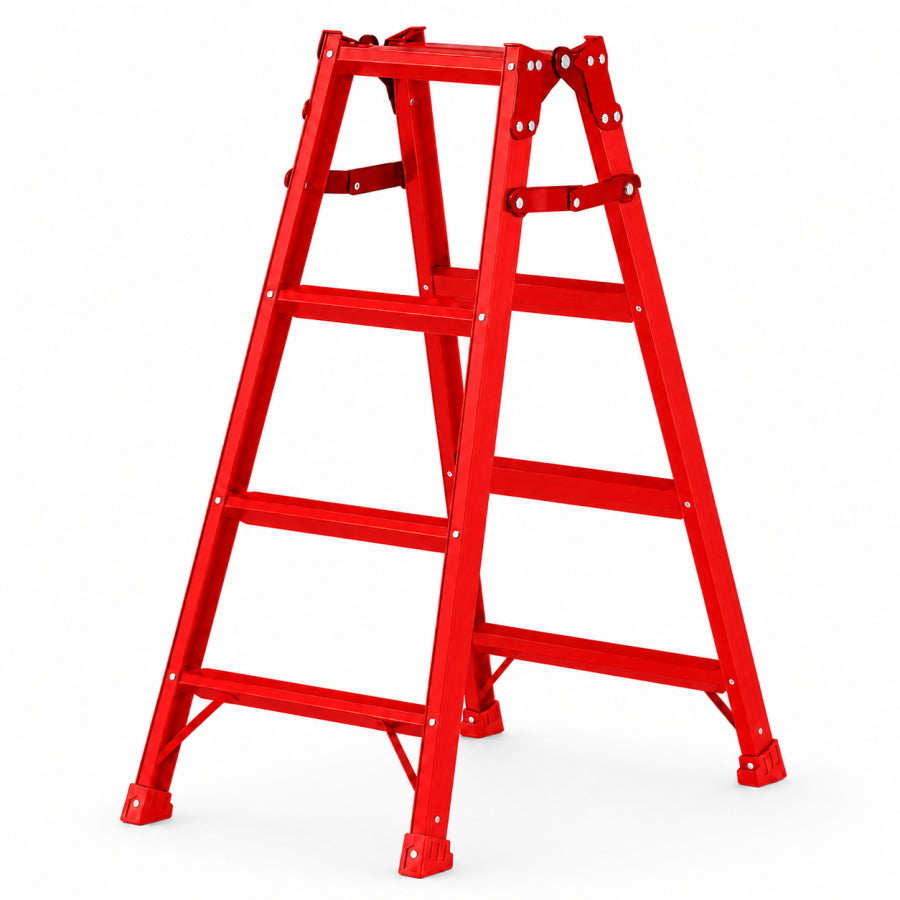 数量限定 ALINCO アルインコ はしご兼用脚立 限定レッドカラー RED-90 RED-120 3尺 4尺 PRS-WA ベース 両面ワイドステップ 55mm幅広踏ざん 最大使用質量100kg スベリ止めテープ付き TG160th