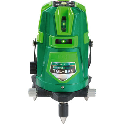 高儀 グリーンレーザー墨出し器 TGL-9PN フルセット 本店限定1セット 現場応援セット付 4方向タテ 水平360度 天井直角 IP54 3電源方式