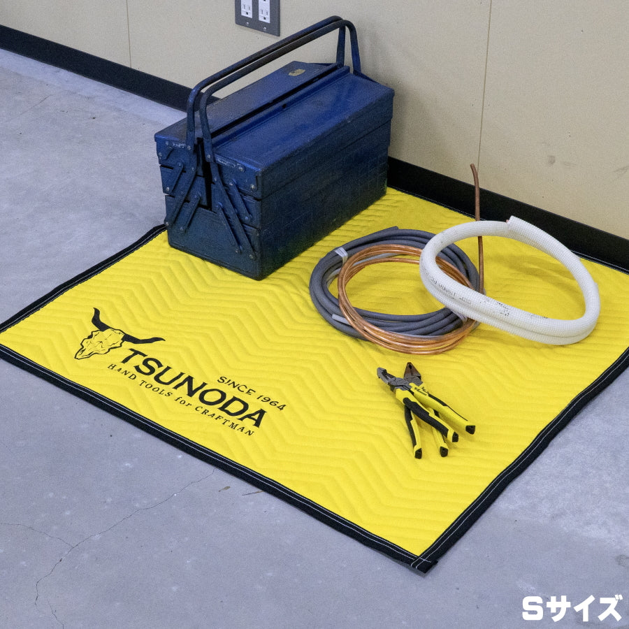 【10月26日発送予定予約品】 TSUNODA ツノダ 養生マット プロテクションマット TOG-PMY-S TOG-PMY-M TOG-PMY-L S M L 床養生 作業用マット 脚立 工具 部材