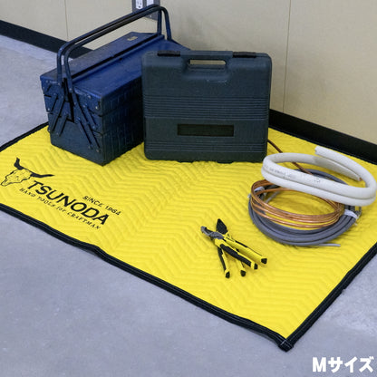 【10月26日発送予定予約品】 TSUNODA ツノダ 養生マット プロテクションマット TOG-PMY-S TOG-PMY-M TOG-PMY-L S M L 床養生 作業用マット 脚立 工具 部材