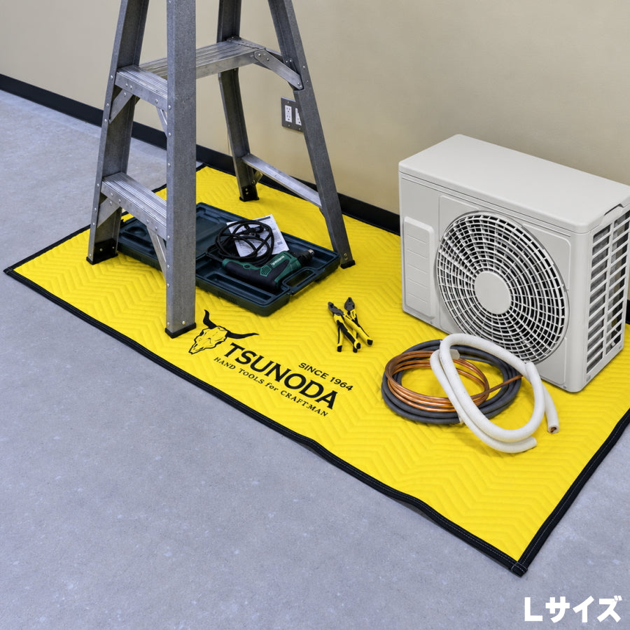 【10月26日発送予定予約品】 TSUNODA ツノダ 養生マット プロテクションマット TOG-PMY-S TOG-PMY-M TOG-PMY-L S M L 床養生 作業用マット 脚立 工具 部材