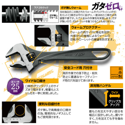 トップ工業 モンキレンチ ハイパーモンキZERO HM