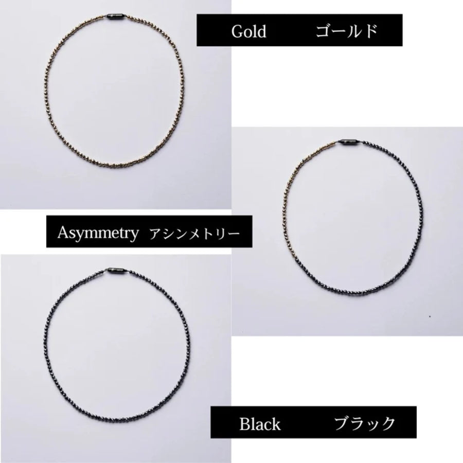 UNrust アンラスト Luminous ルミナス 磁気ネックレス 110mT フェライト永久磁石 SUS316L S 42cm M 47cm L 52cm