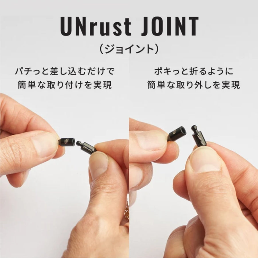 UNrust アンラスト KiHei キヘイ 喜平 磁気ネックレス 150mT ネオジム磁石 SUS316L 53cm ゴールド シルバー 2面 6面 UN301