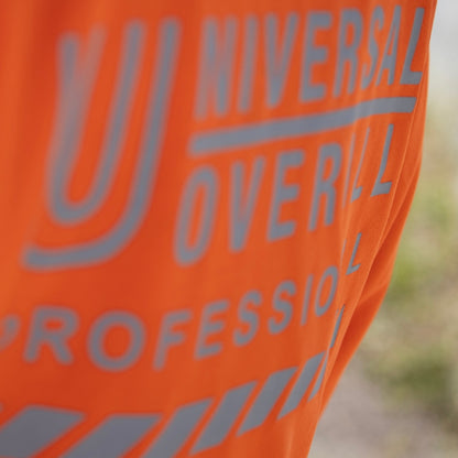 UNIVERSAL OVERALL PROFESSIONAL ユニバーサルオーバーオール プロフェッショナル ロングスリーブTシャツ UN25331201 ロンT 長袖 作業着 リフレクター ペン差し ワークウェア