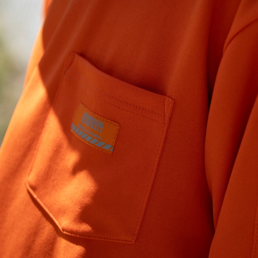 UNIVERSAL OVERALL PROFESSIONAL ユニバーサルオーバーオール プロフェッショナル ロングスリーブTシャツ UN25331201 ロンT 長袖 作業着 リフレクター ペン差し ワークウェア