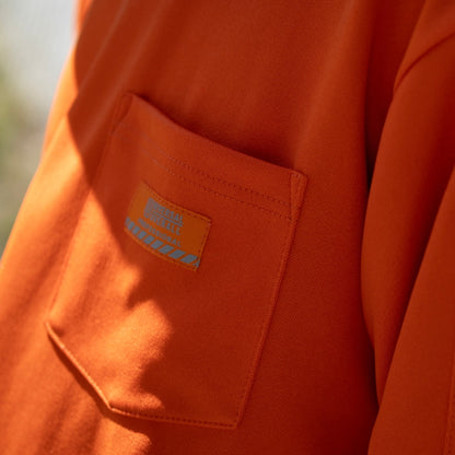 UNIVERSAL OVERALL PROFESSIONAL ユニバーサルオーバーオール プロフェッショナル ロングスリーブTシャツ UN25331201 ロンT 長袖 作業着 リフレクター ペン差し ワークウェア