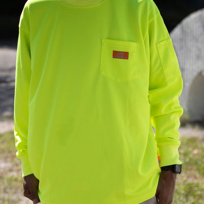UNIVERSAL OVERALL PROFESSIONAL ユニバーサルオーバーオール プロフェッショナル ロングスリーブTシャツ UN25331201 ロンT 長袖 作業着 リフレクター ペン差し ワークウェア