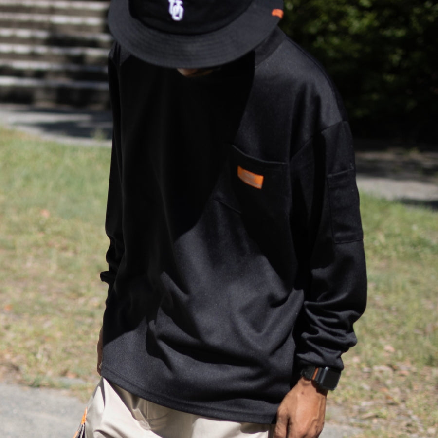 UNIVERSAL OVERALL PROFESSIONAL ユニバーサルオーバーオール プロフェッショナル ロングスリーブTシャツ UN25331201 ロンT 長袖 作業着 リフレクター ペン差し ワークウェア