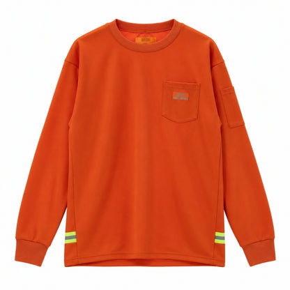 UNIVERSAL OVERALL PROFESSIONAL ユニバーサルオーバーオール プロフェッショナル ロングスリーブTシャツ UN25331201 ロンT 長袖 作業着 リフレクター ペン差し ワークウェア