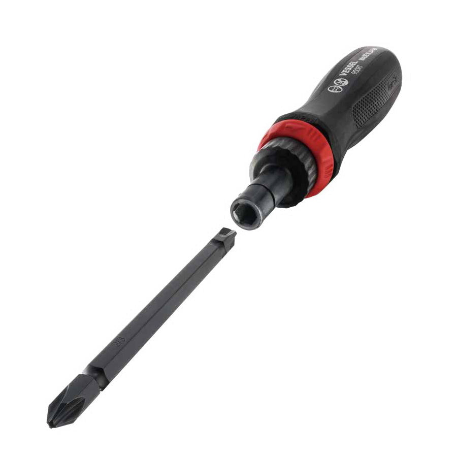 ベッセル メガドラ 差替ラチェットドライバー 7本組 900RT-7P 72ギア