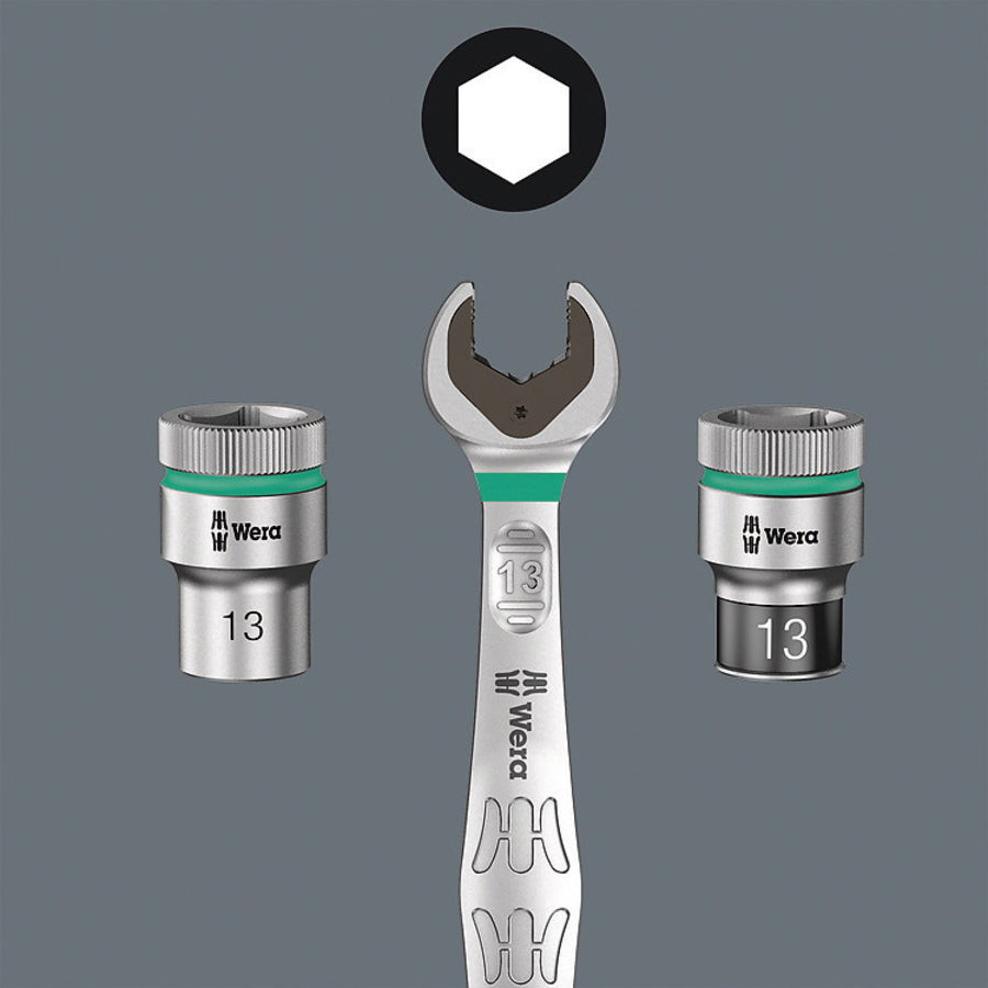 WERA ベラ 6005 ジョーカー 両口レンチ ダブルマウスジョーカー 6×7mm 8×9mm 10×11mm 12×13mm 狭所作業 スパナ ボルト ナット Take it easy