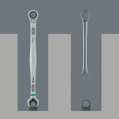 WERA ベラ 6007 ジョーカー コンビネーションスパナ ロングデザイン 8mm ~ 19mm ラチェット レンチ ジョーカーシリーズ