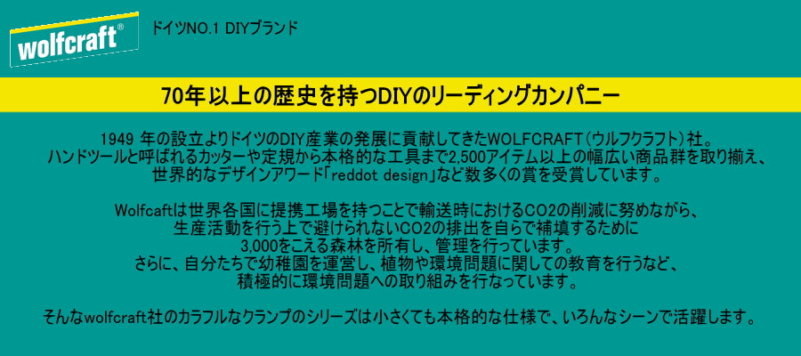 ウルフクラフト wolfcraft ミニクランプ クリップ