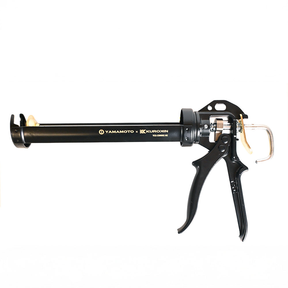 【予約商品】 フジ矢 黒金 山本製作所 カートリッジガン YCG-2300HC-BG 強力型 コーキングガン 330ml